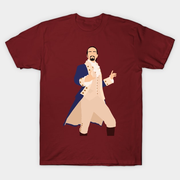 Hamilton. T-Shirt by NostalgiaPaper